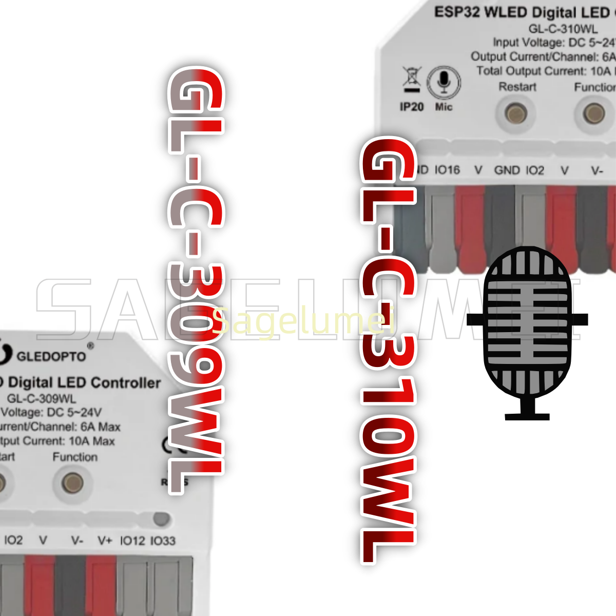 Espressif Esp32 - DIY GLEDOPTO ESP32 Mini WLED LED