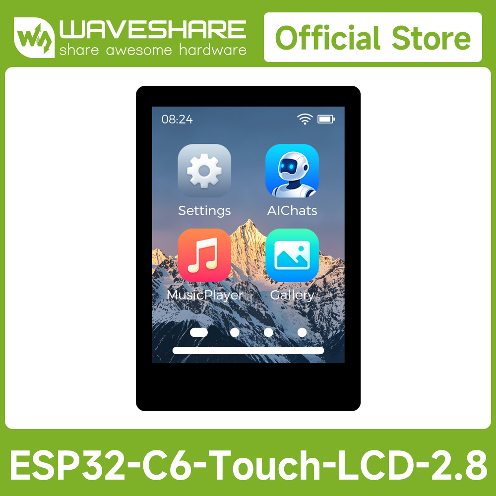 Waveshare ESP32-C6 2.8inch IPS - Esp32 Development Board ulasan dan harga
