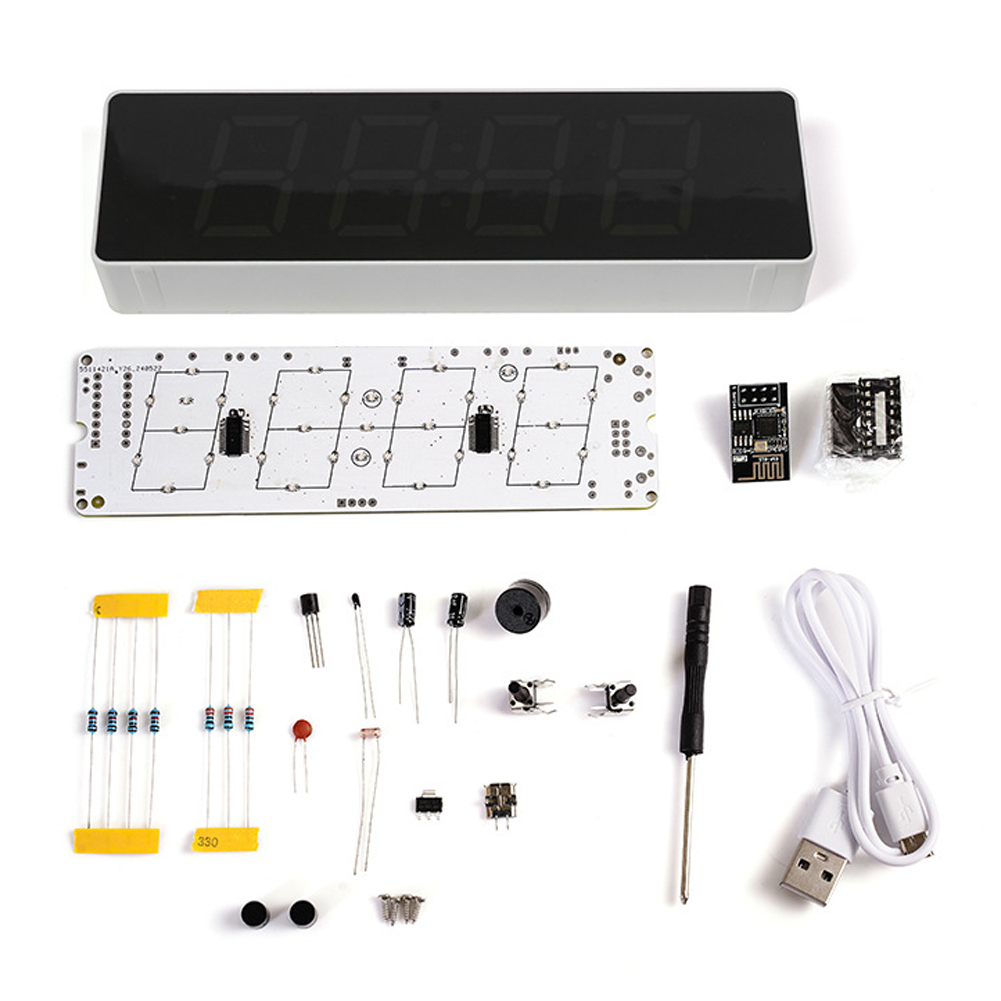 ESP8266 IoT Colorful WiFi Cloc - Esp8266 ulasan dan harga