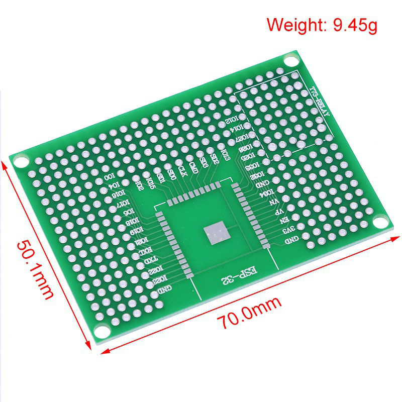 2~100Pcs 5X7 Double Sided Tin  - Esp8266 ulasan dan harga