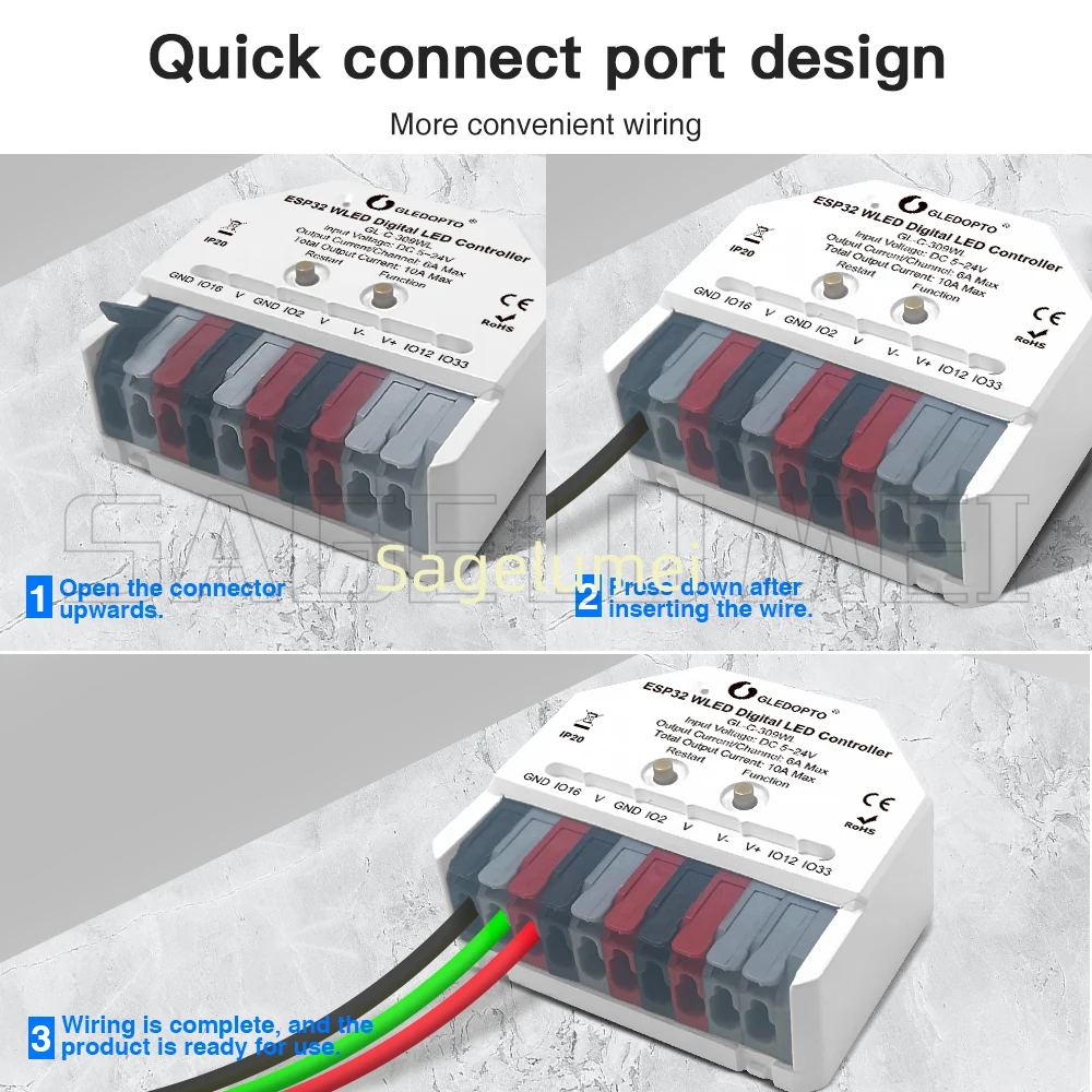 DIY GLEDOPTO ESP32 Mini WLED L - Espressif Esp32 ulasan dan harga