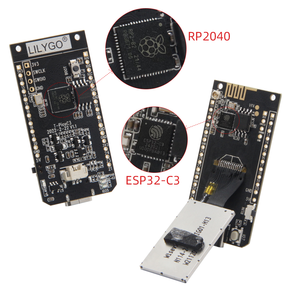 LILYGO® T-PicoC3 PicoPro 1.14- - Esp32 C3 ulasan dan harga
