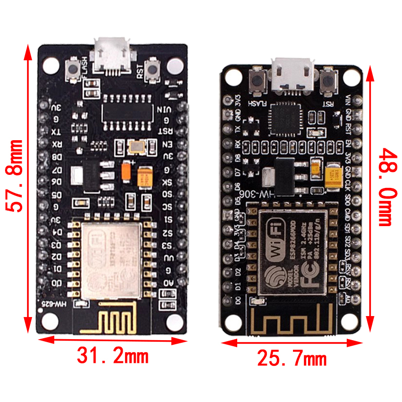 Wireless Module CH340/CP2102/C - Esp8266 Nodemcu ulasan dan harga