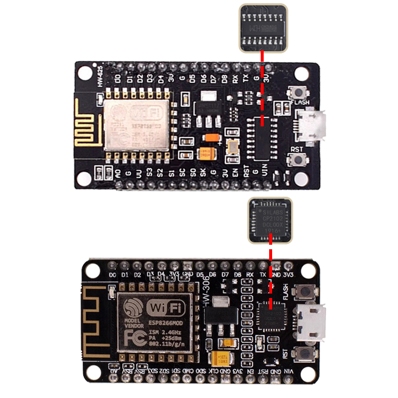 Wireless Module CH340/CP2102/C - Esp8266 Nodemcu ulasan dan harga