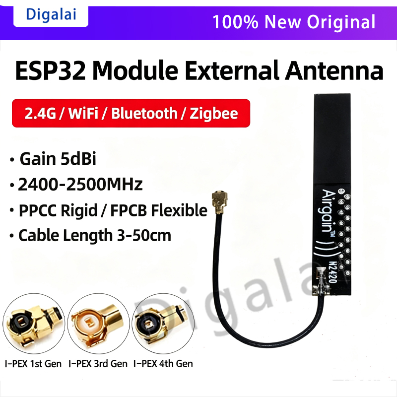 ESP32 Antenna 2.4GHz WiFi Blue - Esp32 Devkit ulasan dan harga