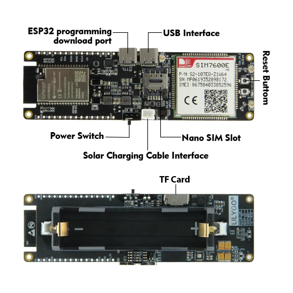 IN STOCK LILYGO T-SIM7600G-H R - Esp32 ulasan dan harga