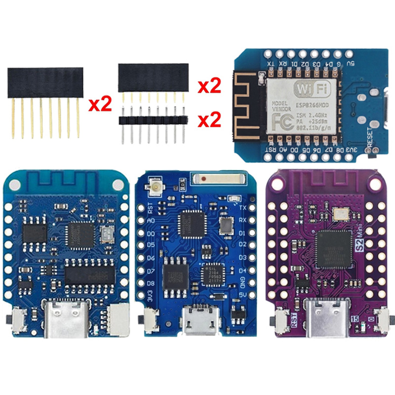 WeMos D1 Mini Pro V3.0 NodeMcu - Esp8266 Nodemcu ulasan dan harga